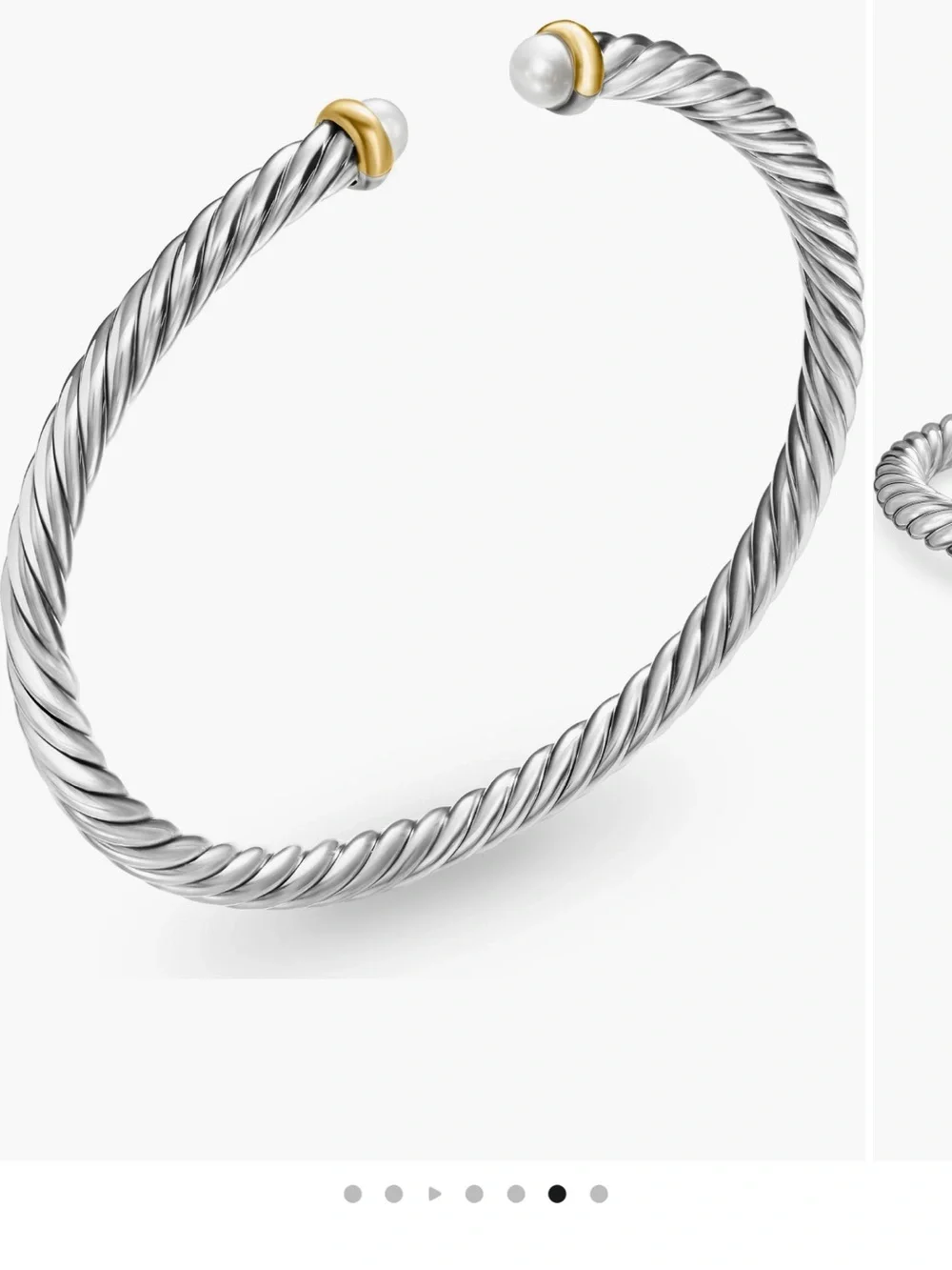 David Yurman 4mm cable flex bracelet